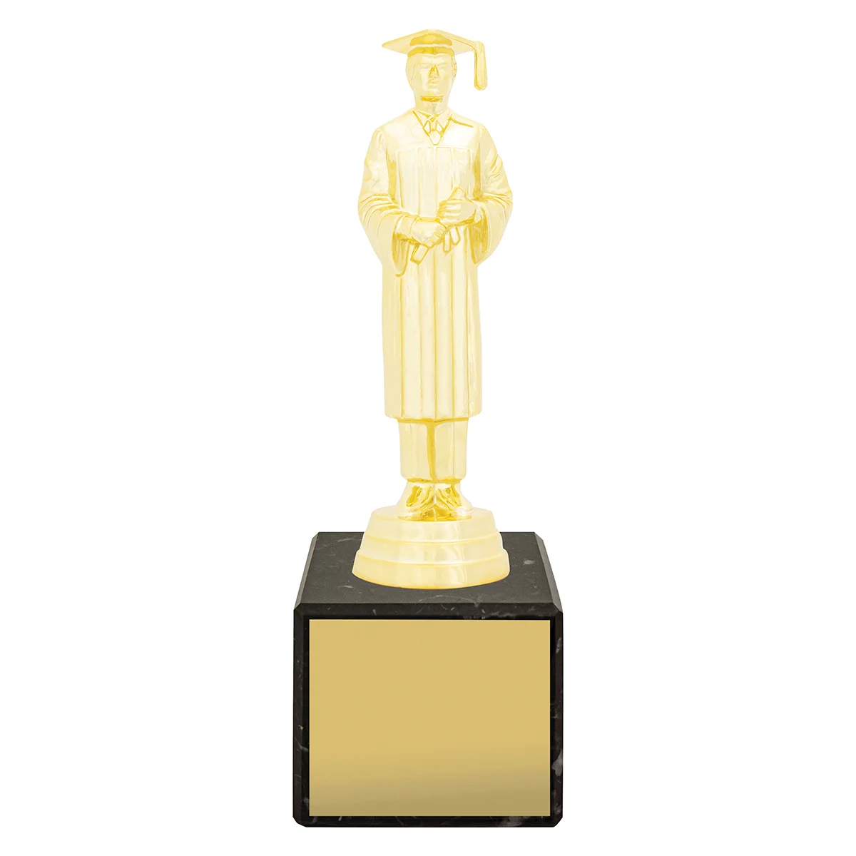 y8282a-gold Gold marble column - graduate with plastic / marble construction