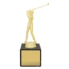 y8313a-gold Gold marble column - male golf with plastic / marble construction