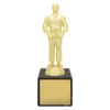 y8346a-gold Gold marble column - male judo with plastic / marble construction