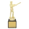 y8664a-gold Gold marble column - male skeet with plastic / marble construction