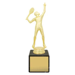 Gold marble column - male tennis with plastic / marble construction