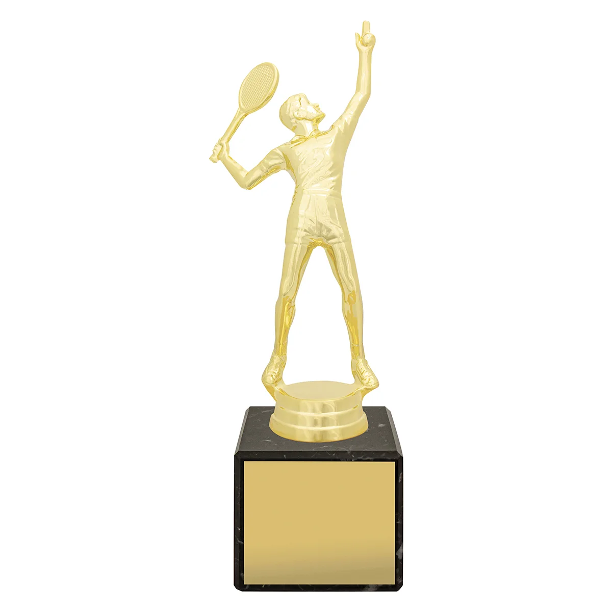 y8322a-gold Gold marble column - male tennis with plastic / marble construction