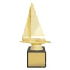 y8661a-gold Gold marble column - sailing with plastic / marble construction