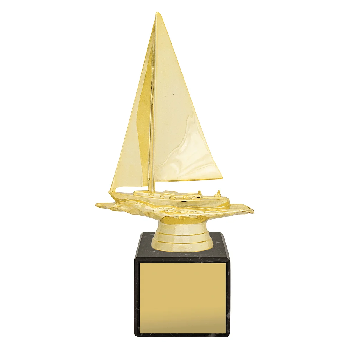 y8661a-gold Gold marble column - sailing with plastic / marble construction