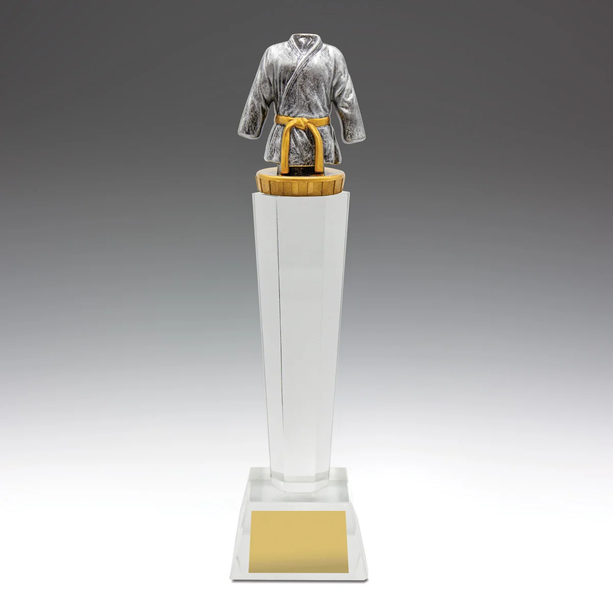 uc45a-grey-bg Martial arts crystal with crystal construction
