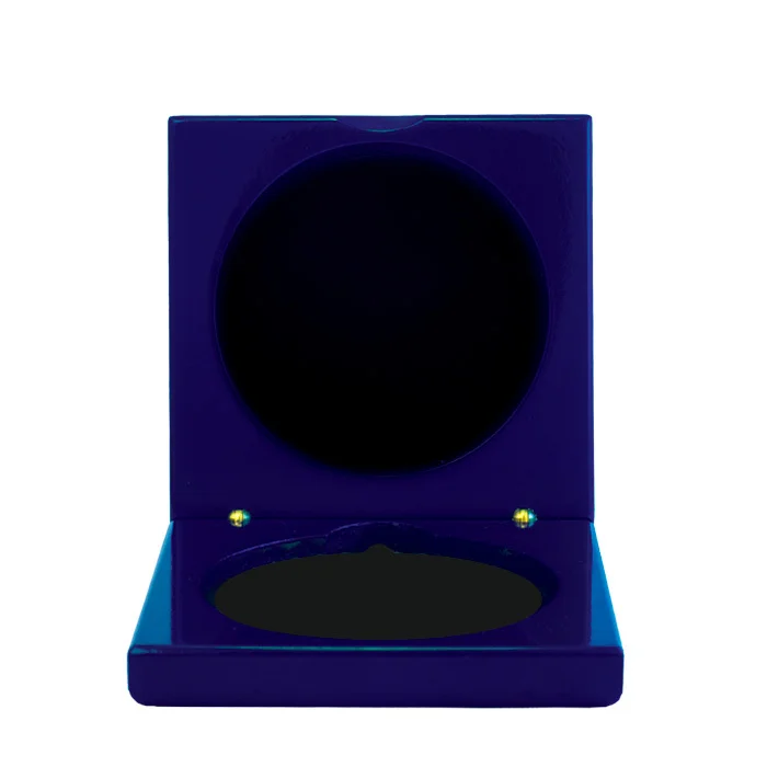 1404-2rb-royal-blue Royal blue medal case with res / ilient construction
