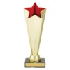 d5173a-red Red mega stars with plastic / marble construction