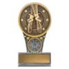 -gold Silver / gold mini ballet ikon with resin construction