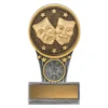 -gold Silver / gold mini drama ikon with resin construction