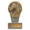 -gold Silver / gold mini horse ikon with resin construction