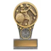 -gold Silver / gold mini ikon - batting with resin construction