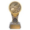 -gold Silver / gold mini ikon - bowling with resin construction