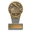 -gold Silver / gold mini ikon - clay pigeon with resin construction