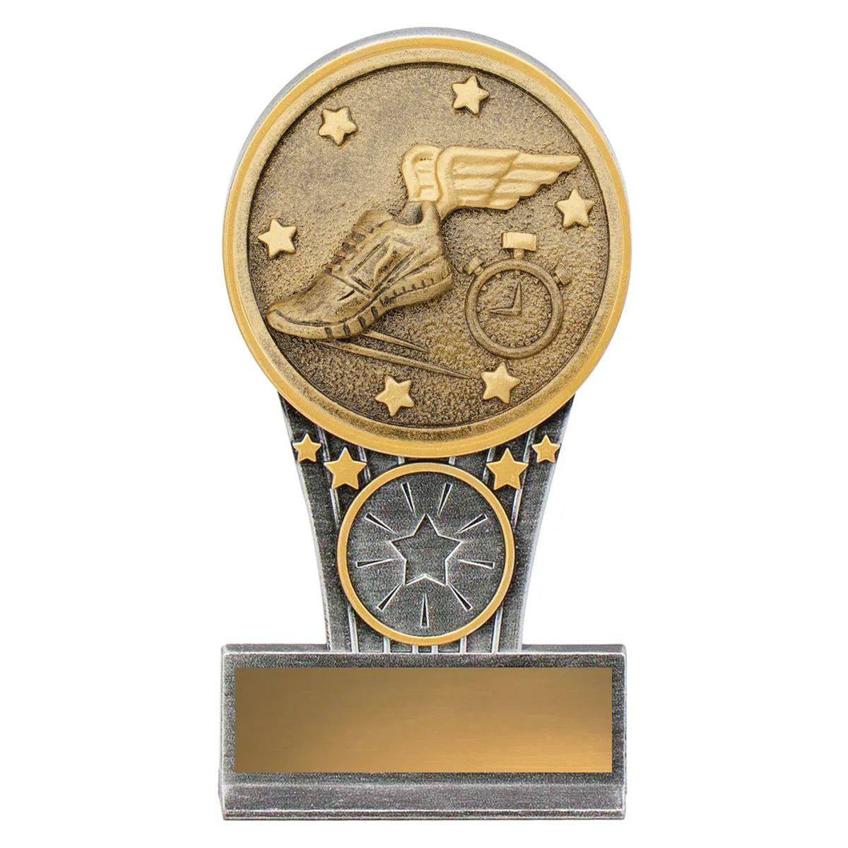 km47-silver-and-gold Silver & gold mini ikon - track with resin construction