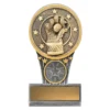 -gold Silver / gold mini ikon - wicketkeeper with resin construction