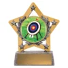 msk9-silver Silver mini star colour - archery with resin construction