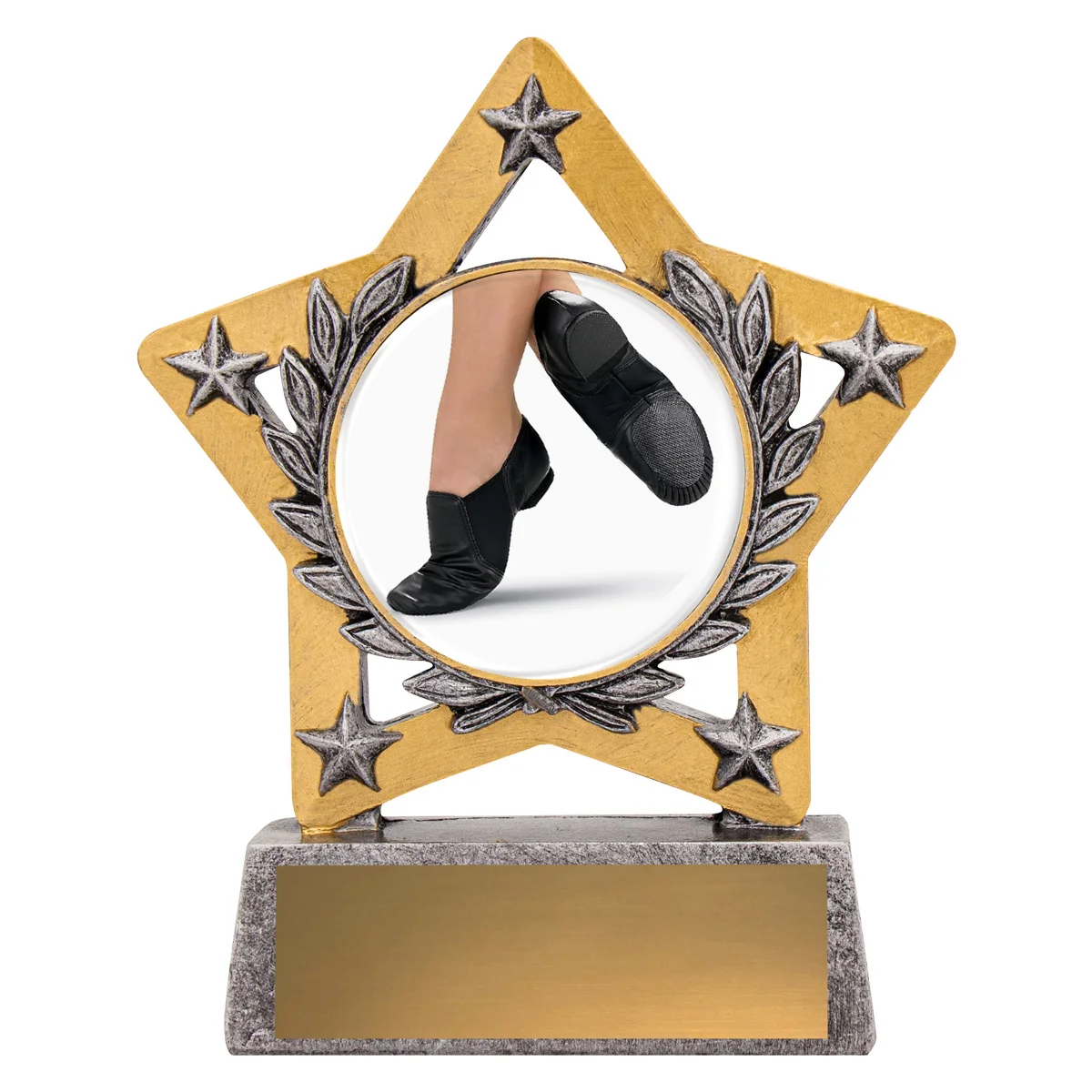 msc322-silver Silver mini star colour - jazz with resin construction
