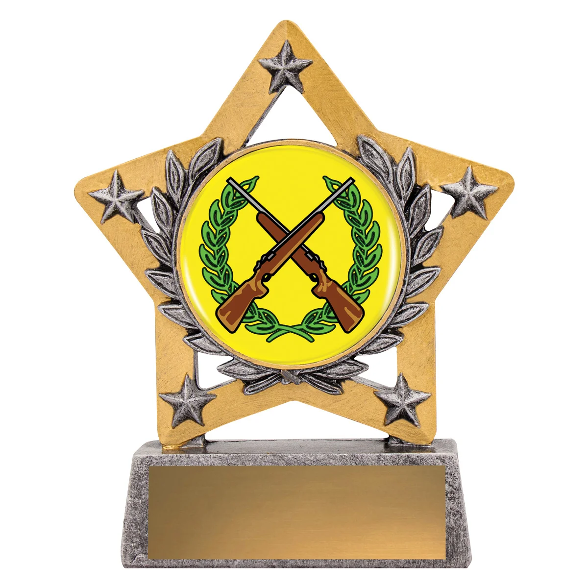 msk154-silver Silver mini star colour - rifles with resin construction