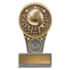 km70-silver-and-gold Silver & gold mini water polo ikon with resin construction