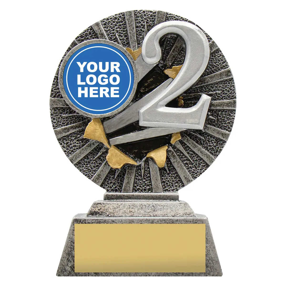22102-silver Silver mini xplode 2nd place with resin construction