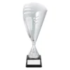 cup206a-silver Silver monaco cup with plastic / metal construction
