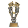 a1373a-silver Silver motorsport fame with resin construction