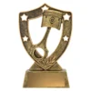 13586-gold Gold motorsport piston shield with resin construction