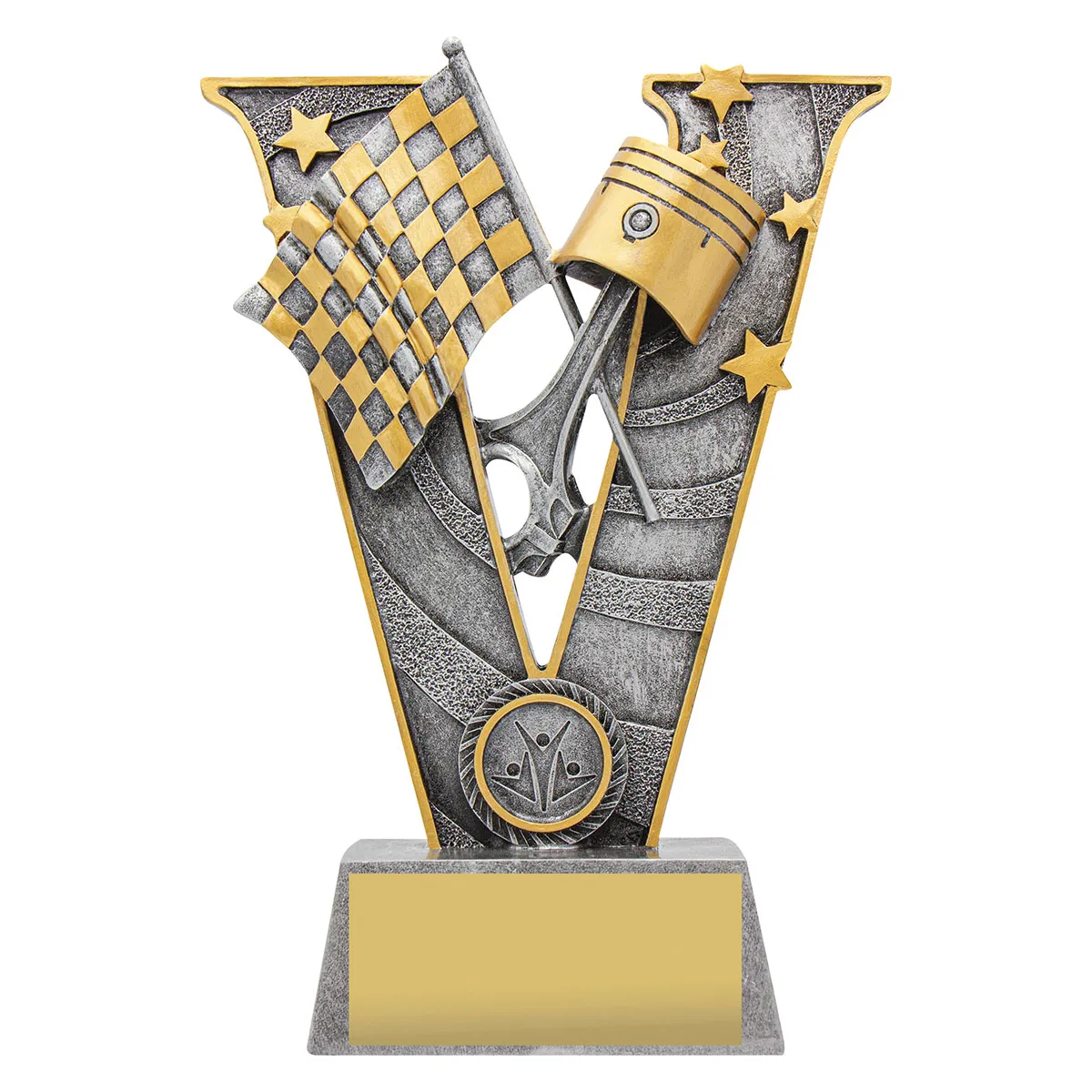 21484c-silver Silver motorsport v-series with resin construction