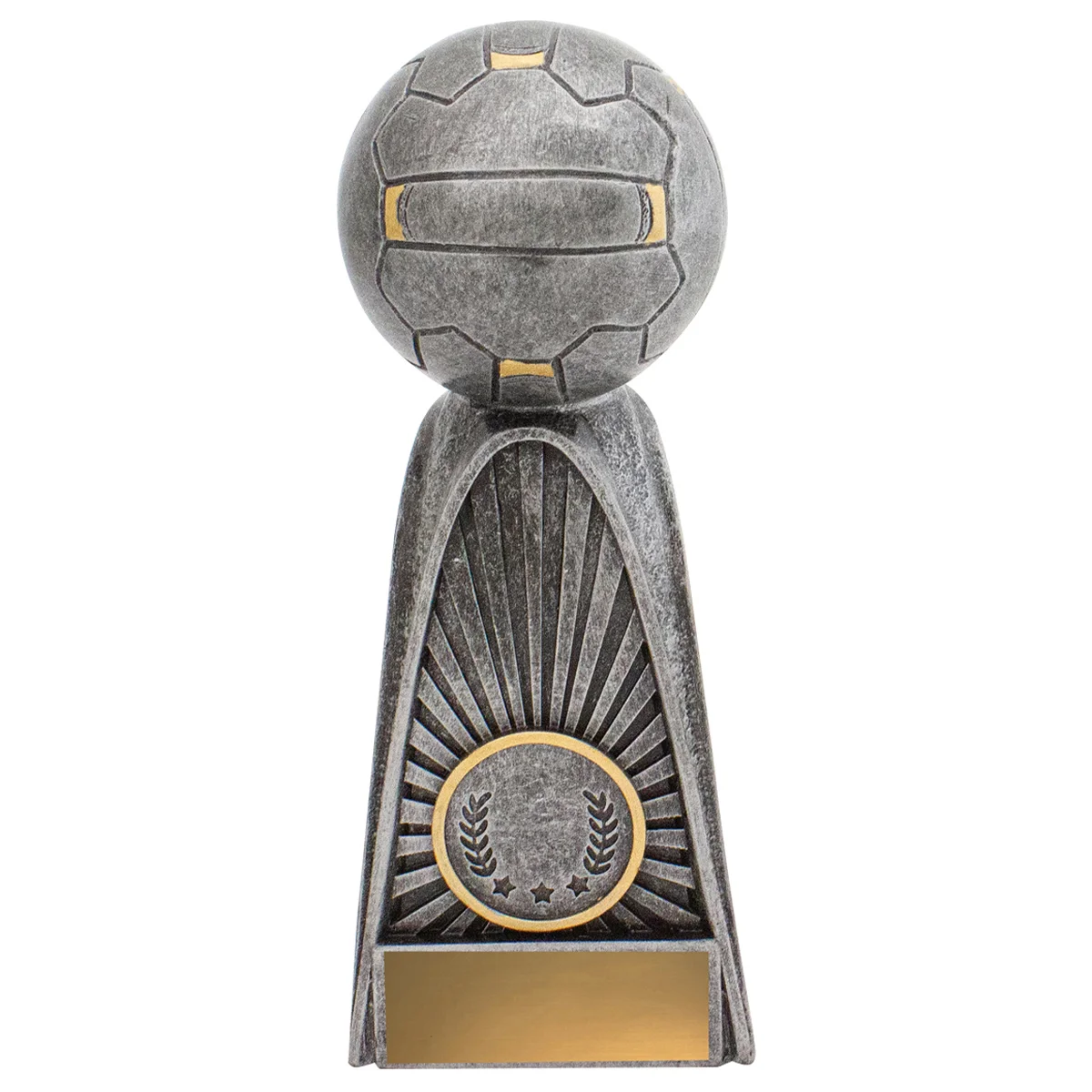 12337a-silver Silver netball fortress with resin construction
