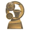 a3637a-gold Gold netball mirage with resin construction