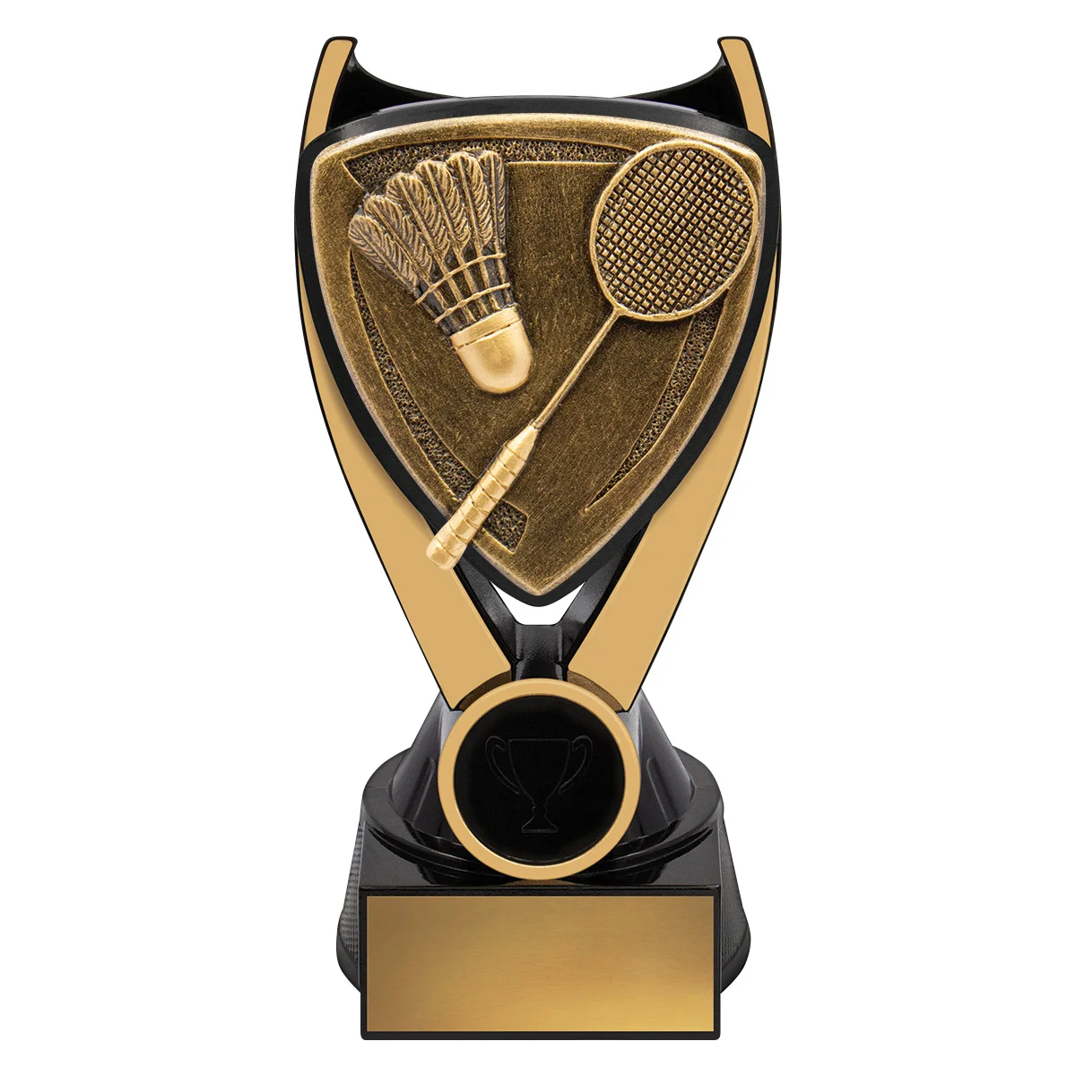 nv946a-black-and-gold Black & gold nova - badminton with resin construction