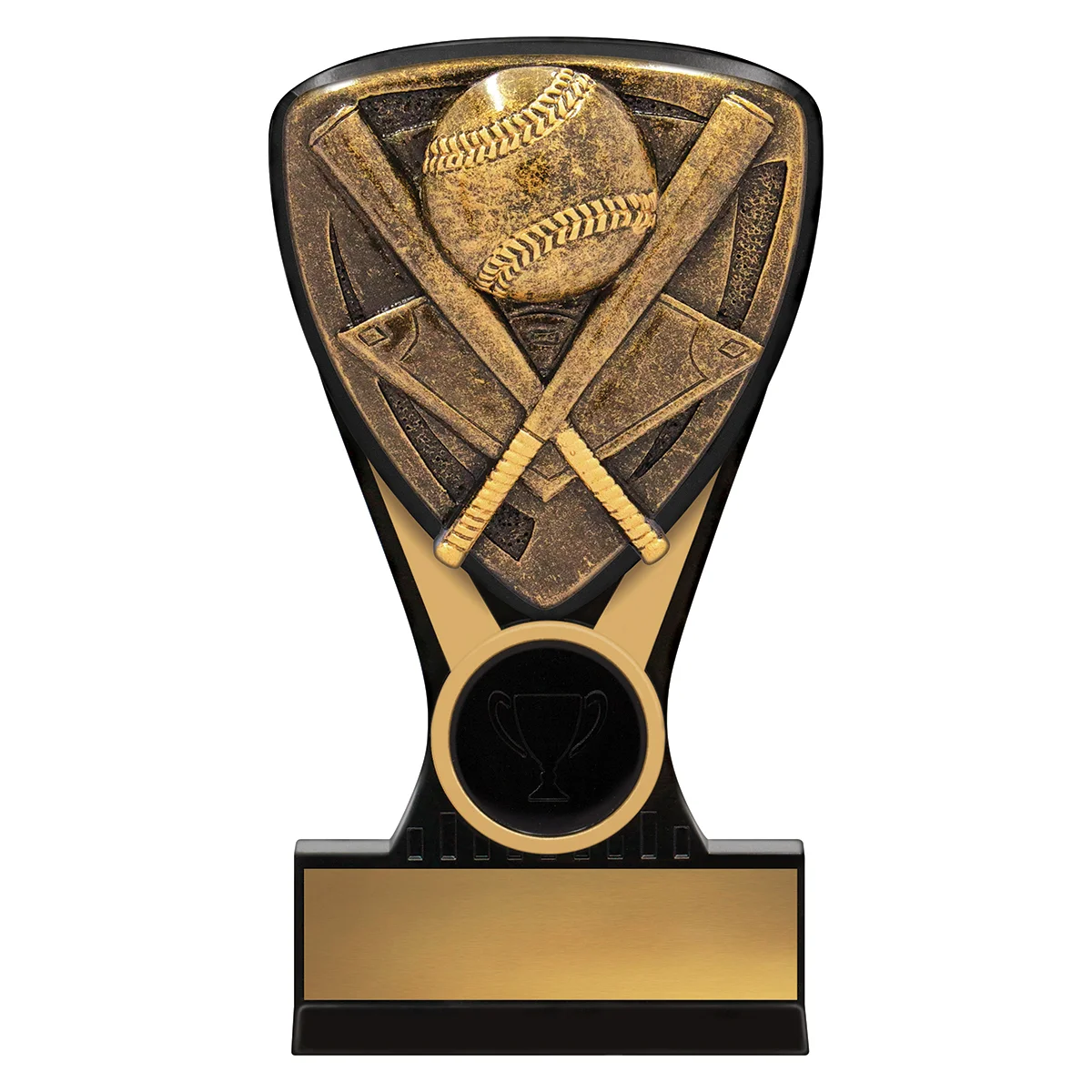 -gold Black / gold nova baseball mini with plastic construction