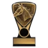 Black / gold nova horse mini with plastic construction