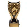 -gold Black / gold nova - music with resin construction