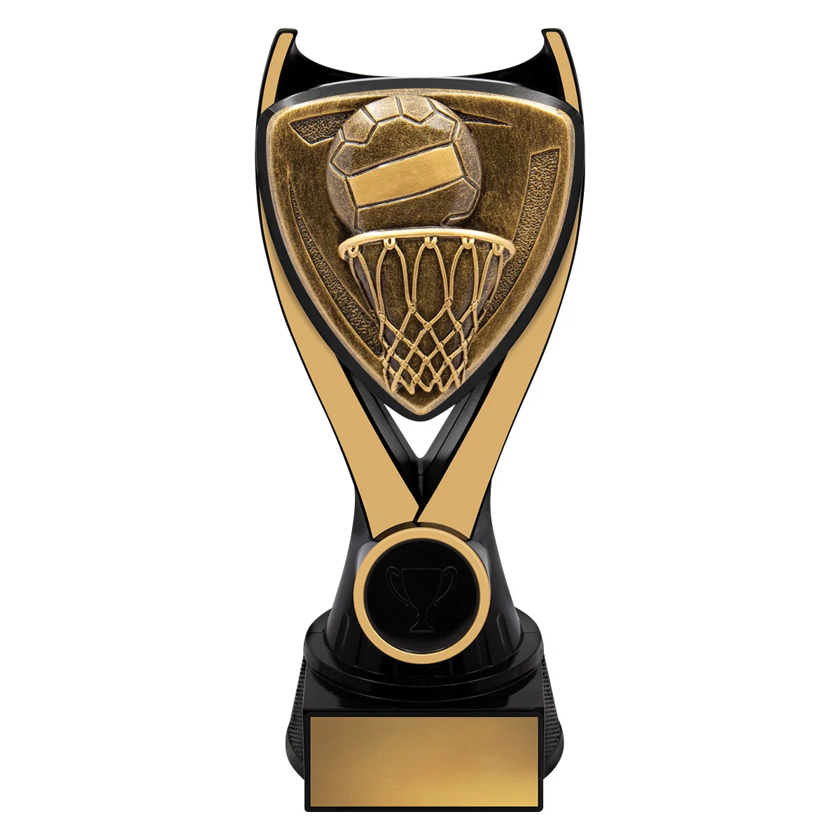-gold Black / gold nova - netball with resin construction