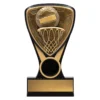 -gold Black / gold nova netball mini with plastic construction