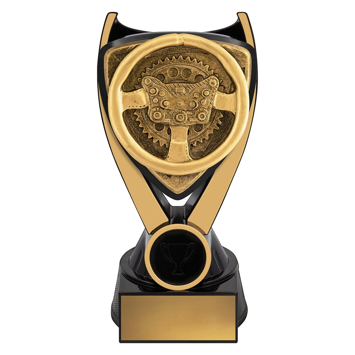 -gold Black / gold nova - steering wheel with resin construction