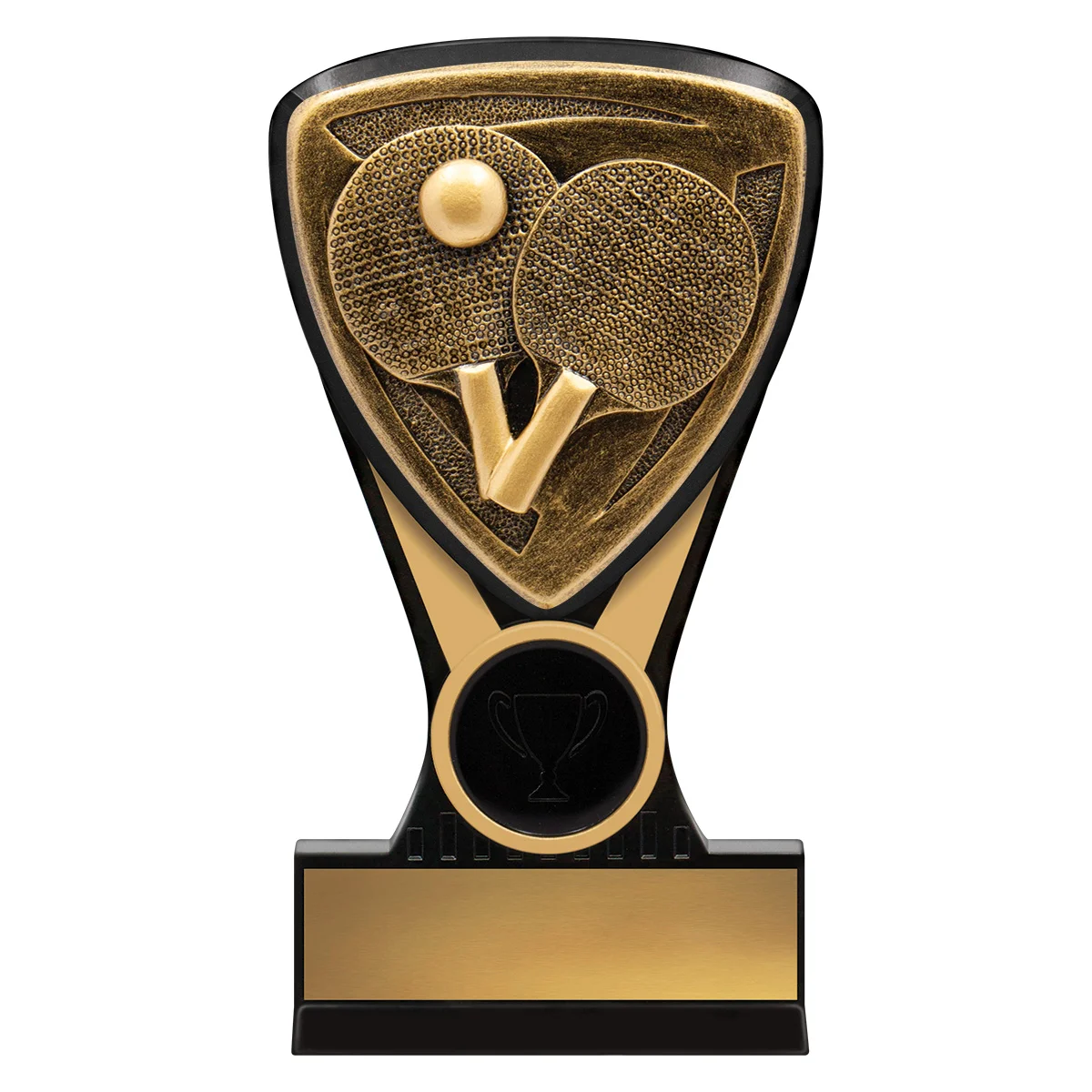 Black / gold nova table tennis mini with plastic construction