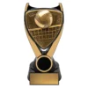 nv927a-black-and-gold Black & gold nova - volleyball with resin construction