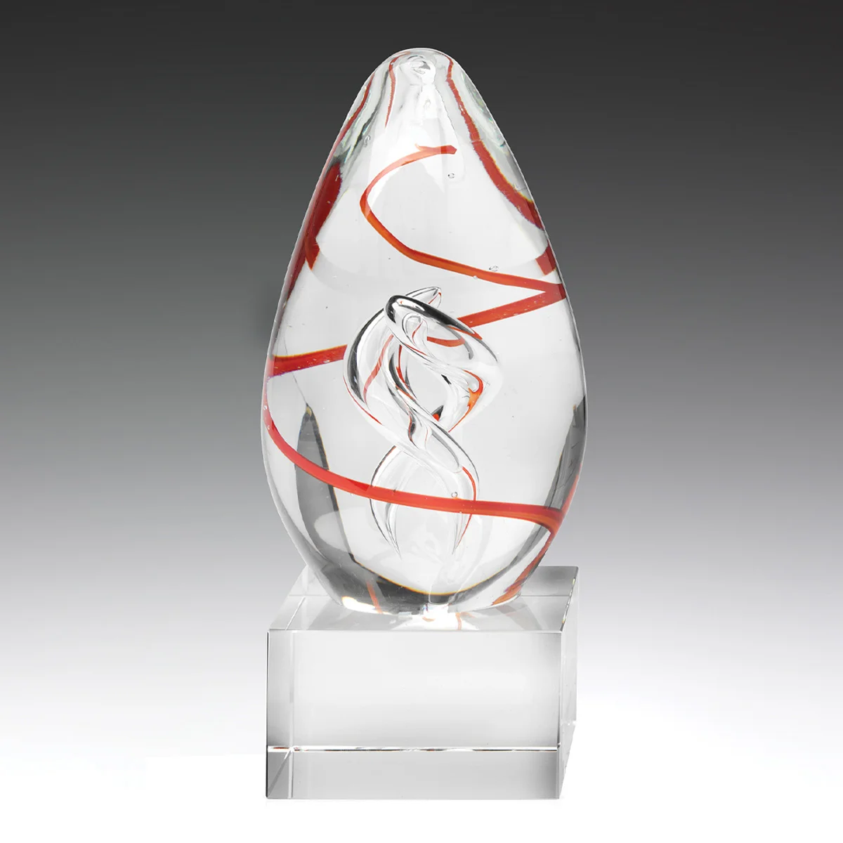 ag314-red-grey-bg Red origin with glass construction