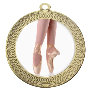 Gold ovation - ballet with metal construction