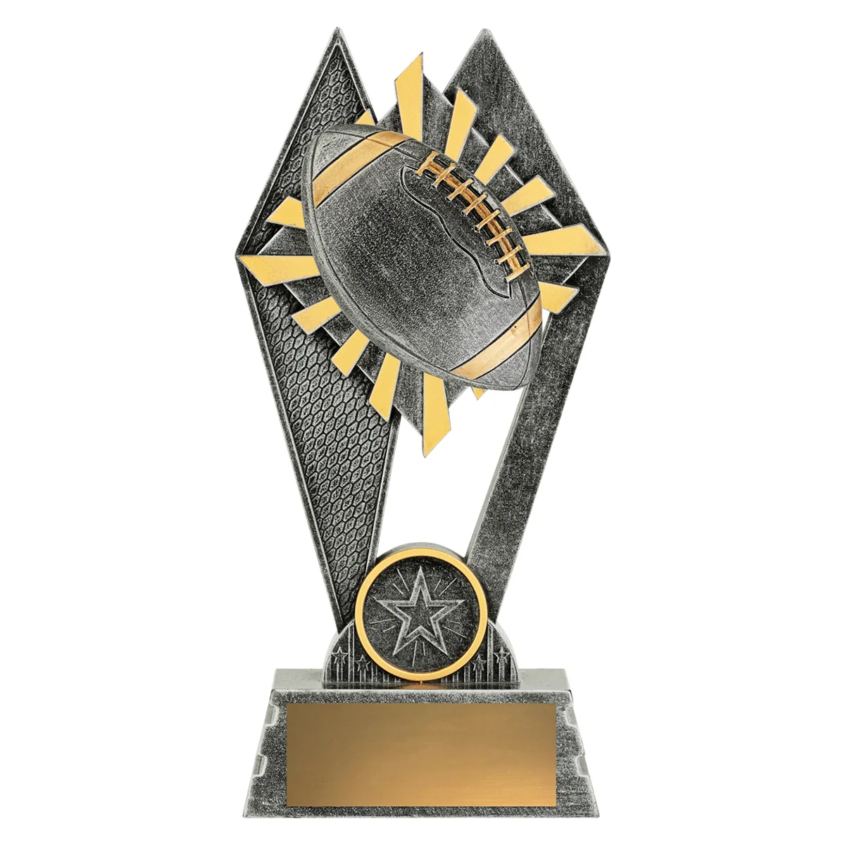 p255a-silver Silver peak - american football with resin construction