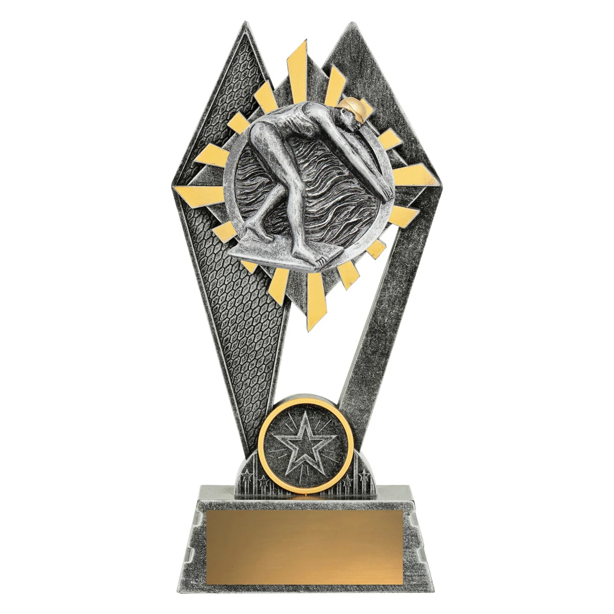 p272a-silver Silver peak - female swim with resin construction