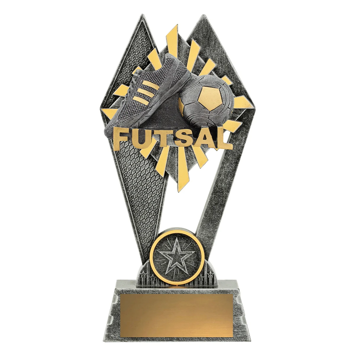 p204a-silver Silver peak - futsal with resin construction