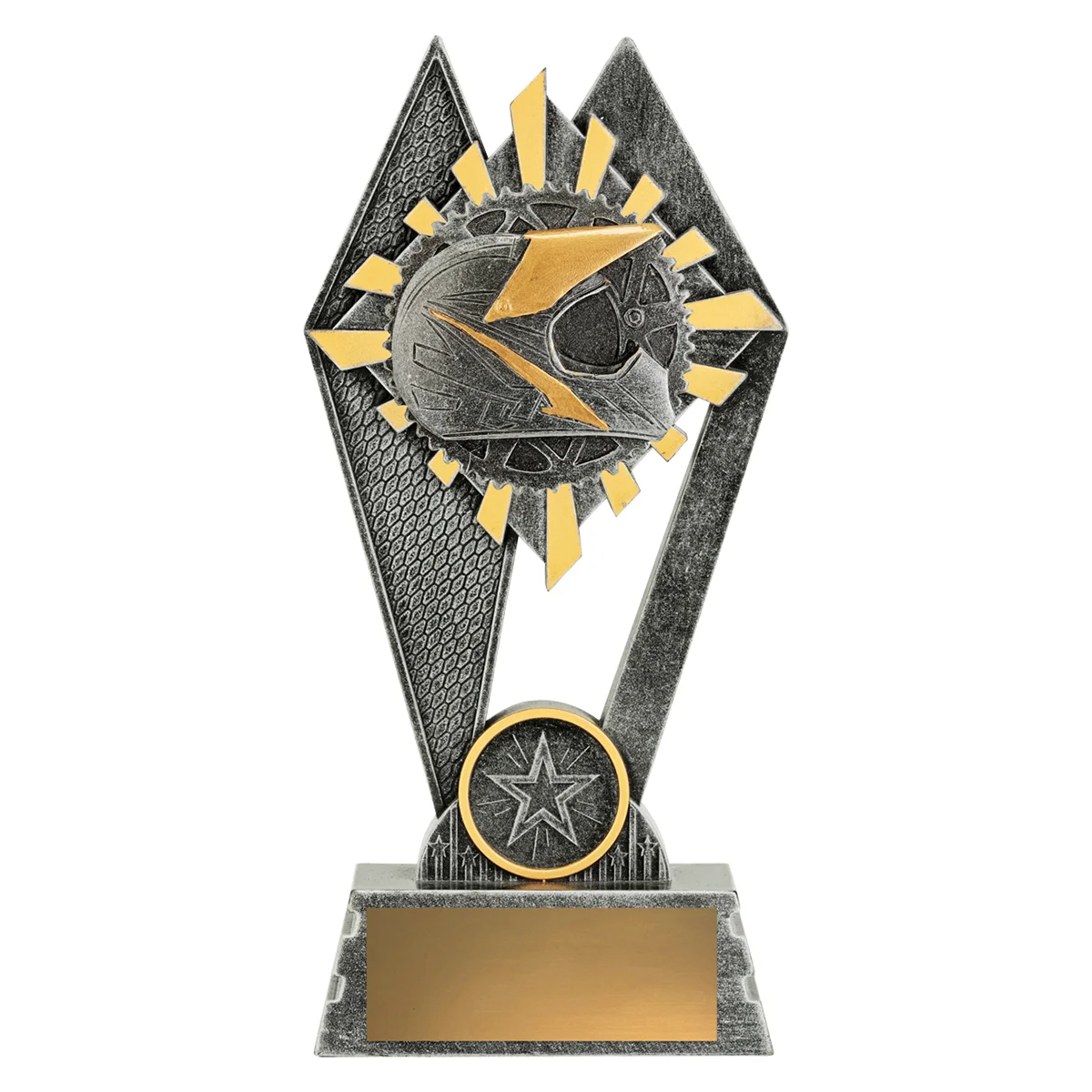 p268a-silver Silver peak - motocross with resin construction