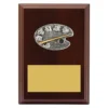 lpf406a-walnut Walnut peak plaque art with timber construction
