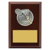 lpf446a-walnut Walnut peak plaque badminton with timber construction