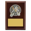 lpf423a-walnut Walnut peak plaque ballet with timber construction