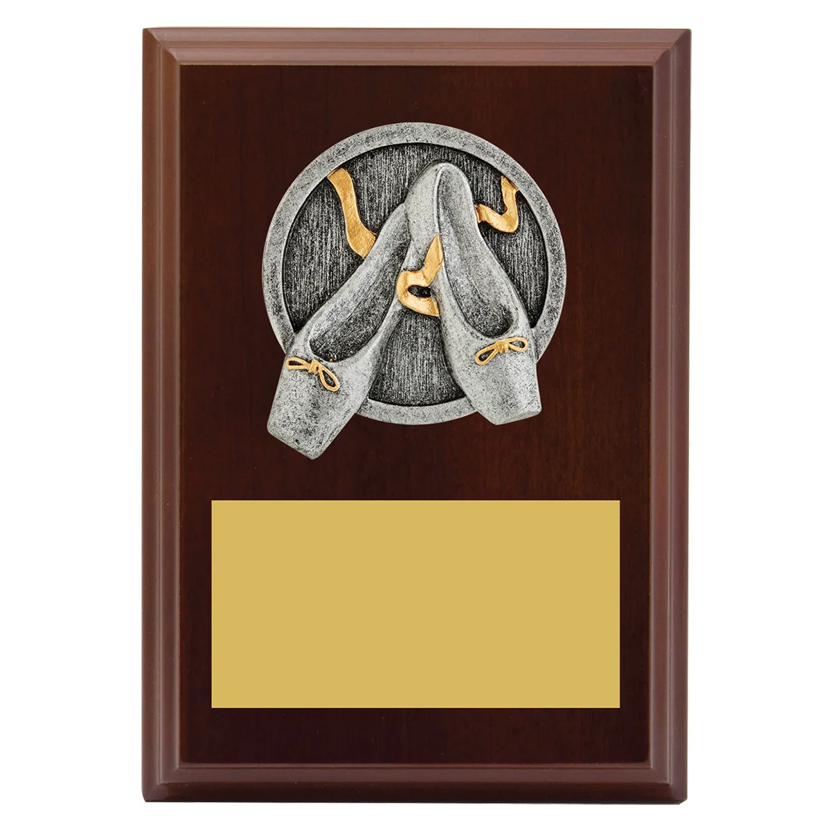 lpf423a-walnut Walnut peak plaque ballet with timber construction