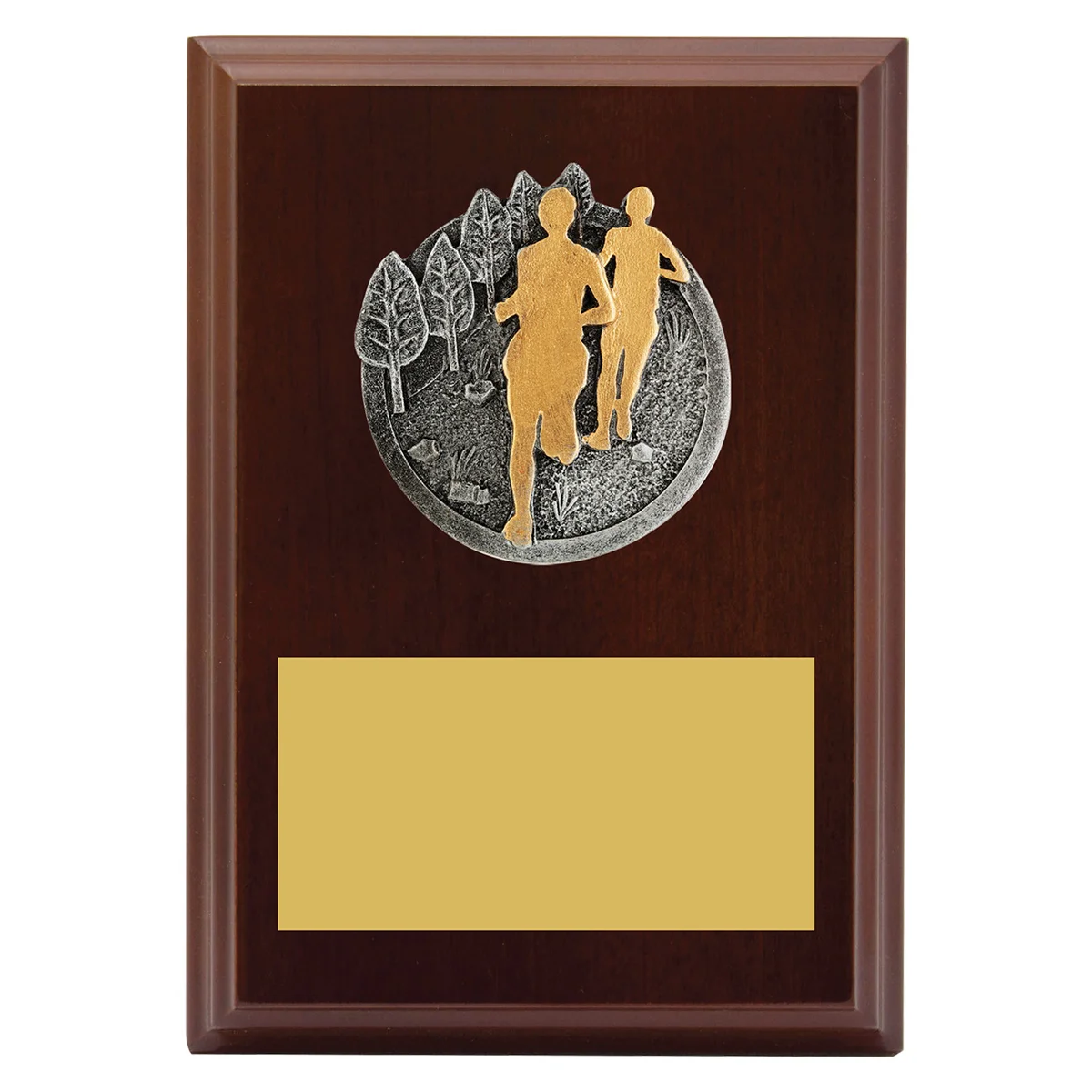 lpf425a-walnut Walnut peak plaque cross country with timber construction